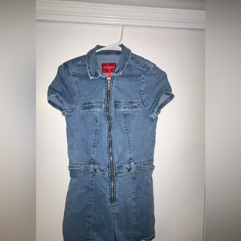 GUESS Blue Denim jumpsuit